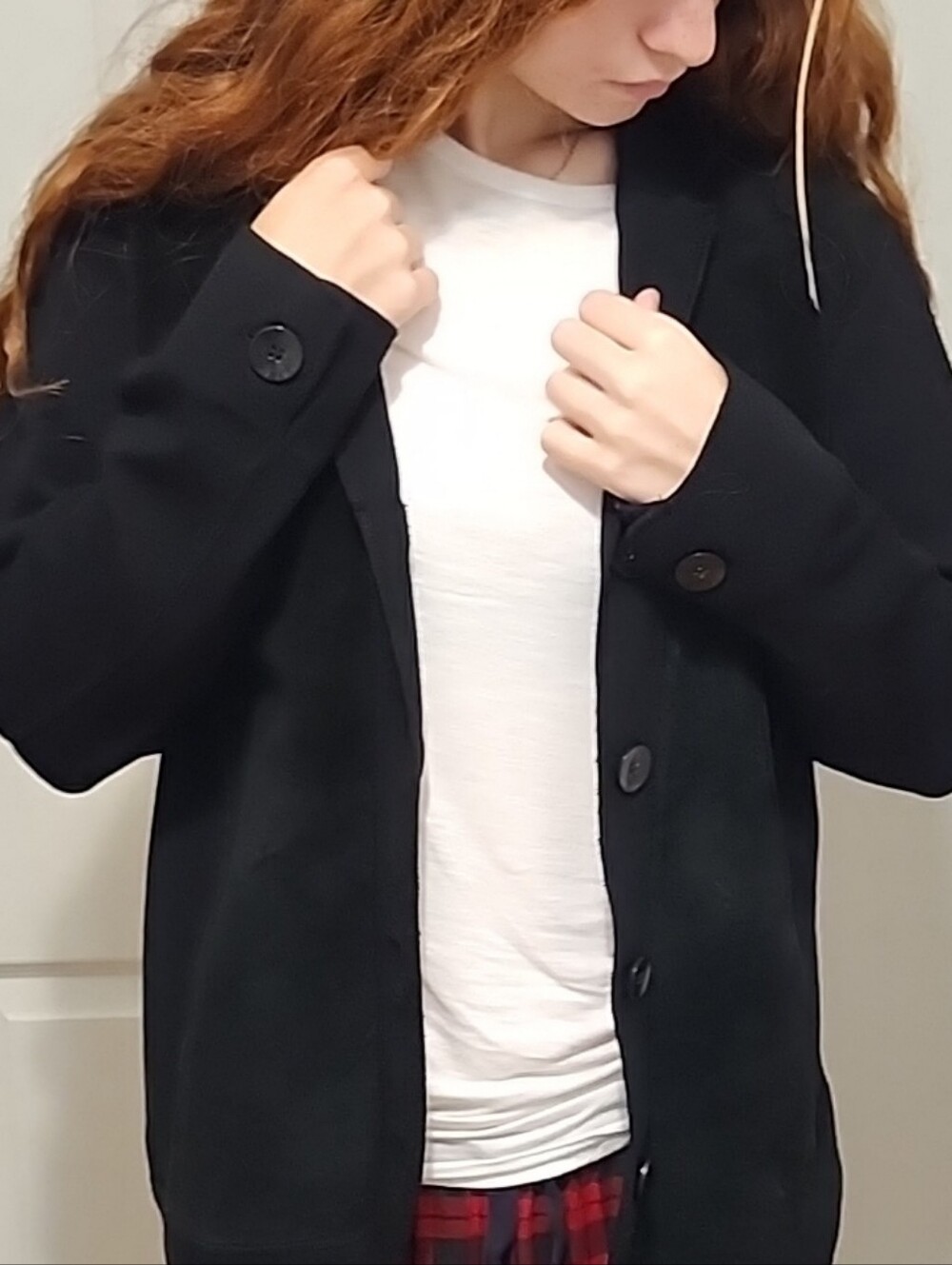 Jones New York Black Single-Breasted Blazer